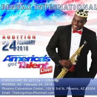 Bensax International : autoproclamé roi du sax à America's Got Talent.