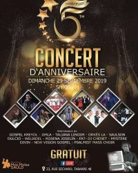 El Elyon , concert d’anniversaire , dim 29 septembre 2019