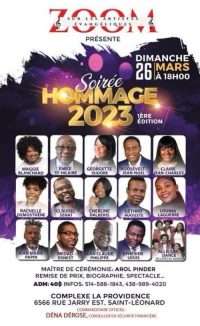 26 mars | Montréal | Soirée Hommage 2023 ,1ère édition