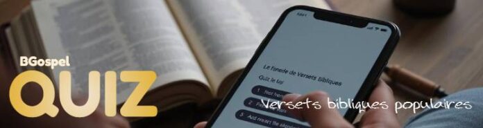 Quiz biblique avec versets populaires et questions interactives