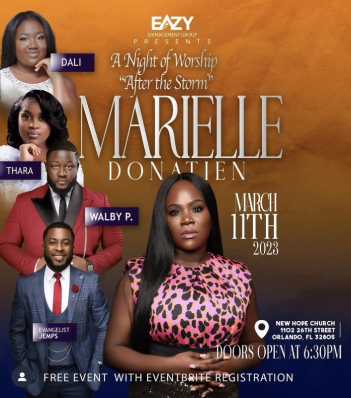 11 mars 2023 | concert avec Marielle Donatien