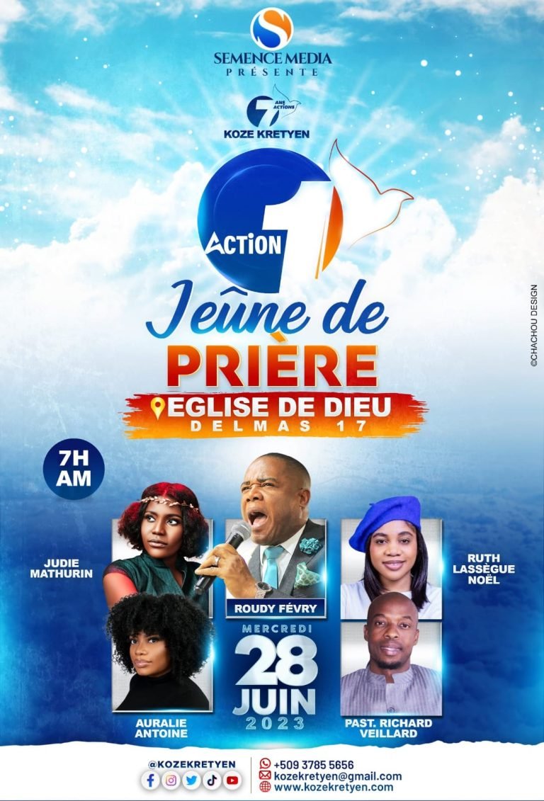 28 juin 2023 | Jeûne et de prière , Koze Kretyen 1er action