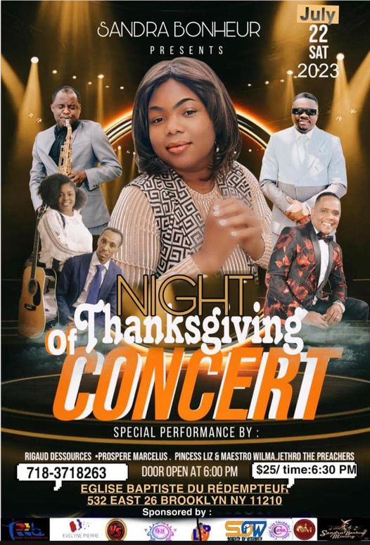 22 juillet 2023 | Night thanksgiving of concert