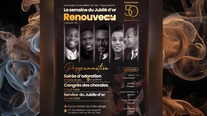 Jubilé d'Or : 50 ans de la Chorale MEBSH de Côte-Plage