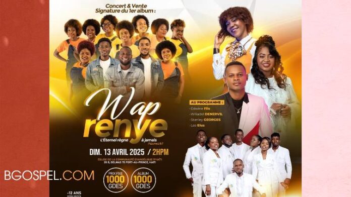 Gospel Saphir Ministry : Concert et album pour l'éducation en Haïti
