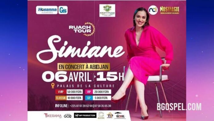 Nouvelle date : Simiane Music en concert à Abidjan le 6 avril