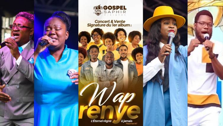 Concert Gospel Saphir Ministry à Delmas 75 : Album Wap Renye