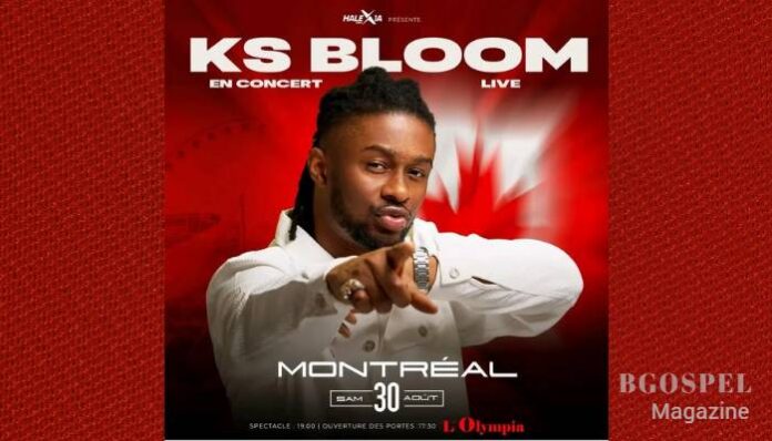 L’Olympia Montréal reçoit KS Bloom en live gospel le 30 août 2025