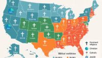 Vision Biblique USA 2025 : Classement des 50 États (Étude Barna)