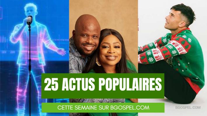 Top articles chrétiens cette semaine - chanteur IA, Sinach et Phil Wickham