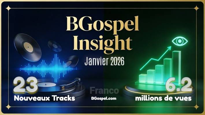 BGospel Insight Fr – Janvier 2026 : 23 Nouveaux Tracks et 6,2 Millions de Vues