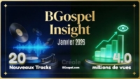 BGospel Insight Cr – Janvier 2026 : 20 Nouveaux Titres et 4M de Vues Cumulées