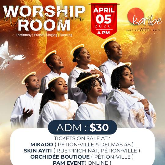 Worship Room au Karibe – Louange et Adoration le 5 avril