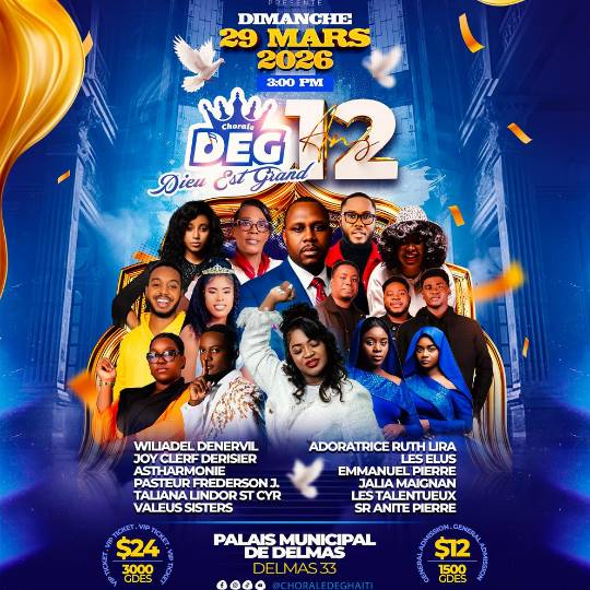 Concert Chorale DEG – 12 artistes réunis au Palais Municipal