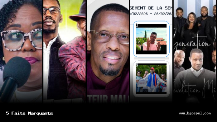 5 faits marquants du gospel haïtien - 2 mars 2026 - albums, controverses et concerts