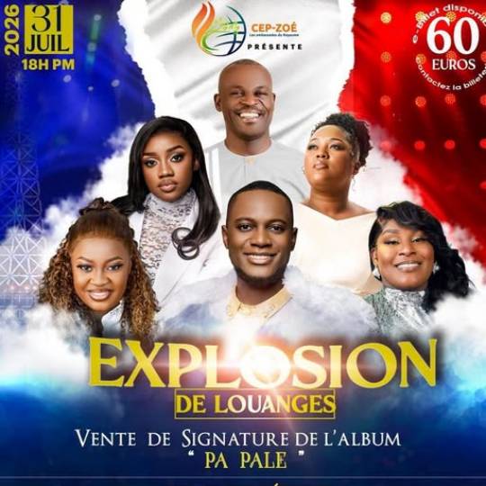 Explosion de Louanges – Vente signature de l’album « Pa Pale »