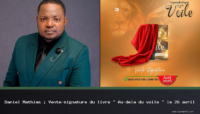 Banner — Daniel Mathias : Vente-signature du livre « Au-delà du voile » le 26 avril