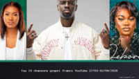 Top 10 chansons gospel franco YouTube 27/03-02/04/2026