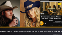 Brandon Lake et Lainey Wilson intègrent le Top 50 avec The Jesus I Know Now semaine 14