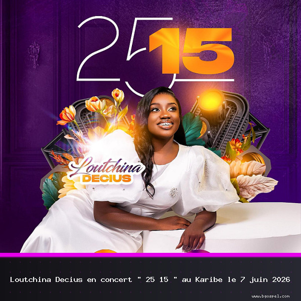 Loutchina Decius en concert « 25 15 » au Karibe le 7 juin 2026