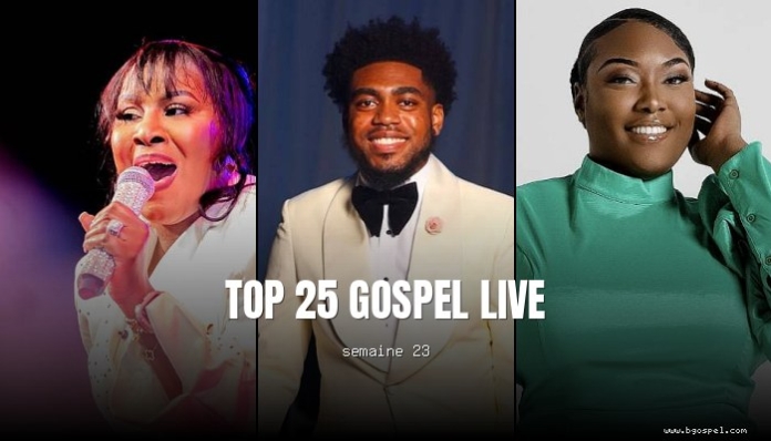 Top 25 LIVE Créole 2026-W23 : Shekinah Adorasyon en tête