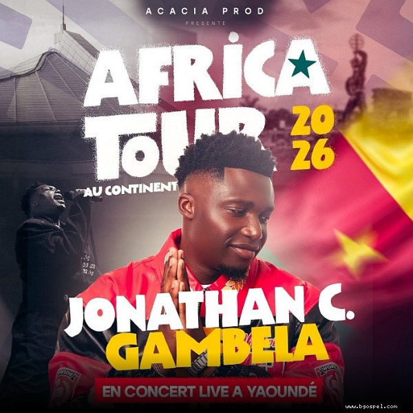 Affiche de l'événement - Concert Jonathan C. Gambela Yaoundé 2026 | Billets & Infos