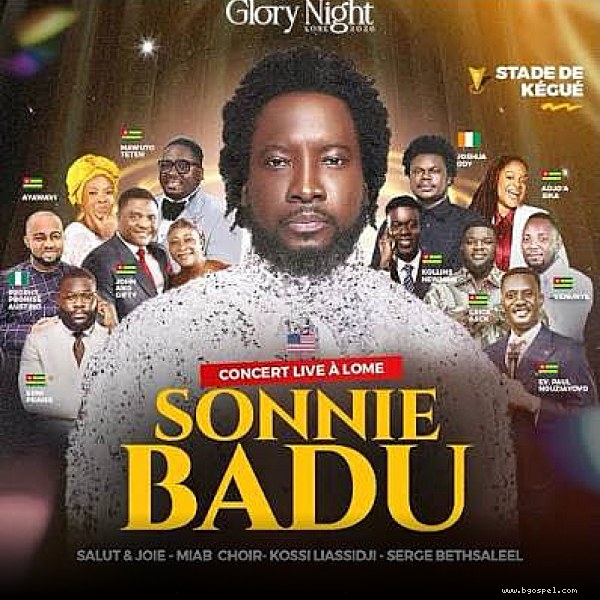 Affiche de l'événement - Concert Glory Night 2026 avec Sonnie Badu
