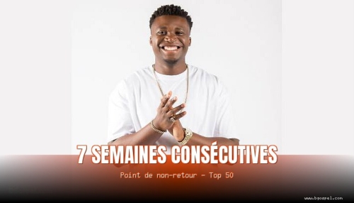 « Point de non-retour » de Jonathan C. Gambela - 7 semaines sans interruption au Top 50