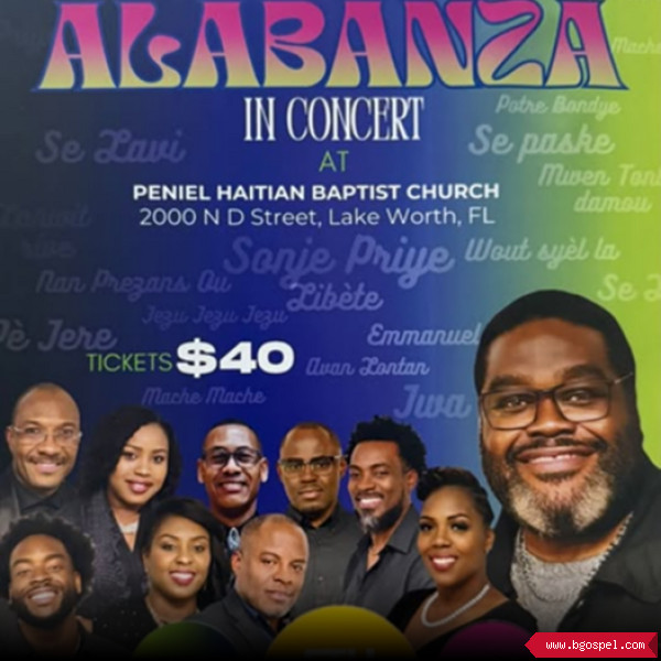 Affiche de l'événement - Concert Gospel Alabanza à Lake Worth
