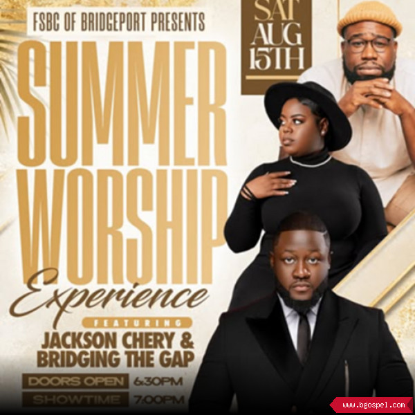 Affiche de l'événement - Summer Worship Experience Bridgeport 2026 : Jackson Chery