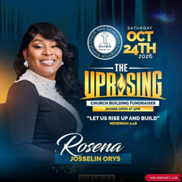 Affiche de l'événement - Concert Gospel The Uprising avec Rosena Josselin Orys 2026